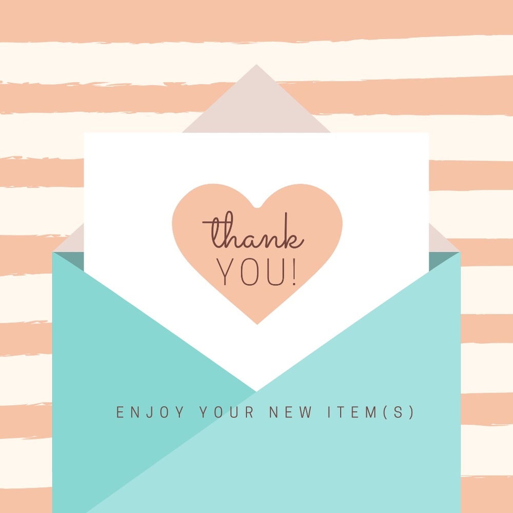 25ct. THANK YOU CARDS